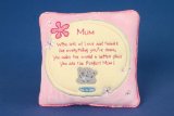 Carte Blanche Greetings Me to You - Mum verse Plush Cushion