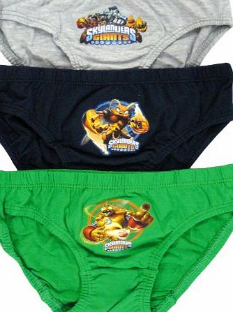 Cartoon Character Products Skylanders Giants 3 Pack Boys Briefs - Skylanders Giants 3 Pack Briefs - 7-8 years