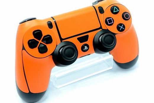 CASA Design CONTROLLER ORANGE Colorful MATT Finish Accessory Wrap Decal Sticker Skin for Playstation 4 PS4