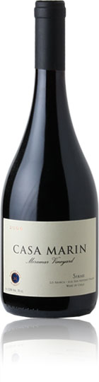 Casa Marin Syrah, Miramar Vineyard 2006 San