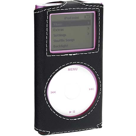 Ipod Mini leather case Black ICM2