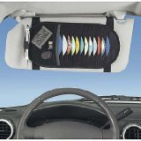 Caselogic 12 Disc Capacity CD And DVD Visor Holder - Nylon Black