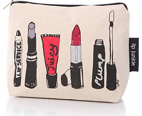 Casey Rogers Urban Junkie Make Up / Wash Bag - Lip Junkie