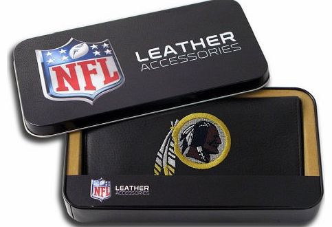 Washington Redskins Embroidered Leather Checkbook Cover