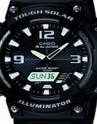 Casio Collection Black Tough Solar World Time