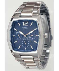 casio Ediface Gents; Quartz Multi-Dial Bracelet Watch