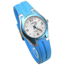 Casio Ladies Analogue Watch (Blue) LTR 101 7A2VEF