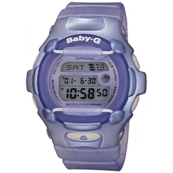 Ladies Baby G Watch Lilac Shock Resistant