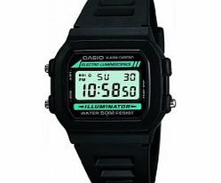 Casio Mens Digital Display Resin Strap Watch