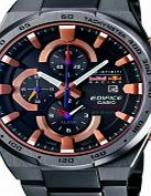 Casio Mens Edifice Black Chronograph Watch