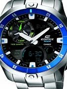 Casio Mens Edifice Combi Silver Steel Bracelet