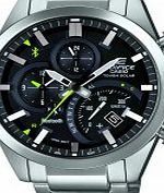 Casio Mens Edifice Silver Bluetooth Solar