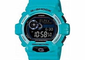 Casio Mens G-Shock World Time Blue Resin Strap