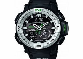 Casio Mens Pro-Trek Black Compass Combi Watch