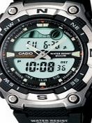 Casio Mens Sports Gear Dual Display Tide Graph