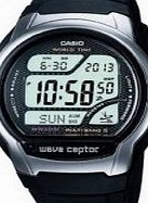 Casio Mens Wave Ceptor Illuminator Black Resin