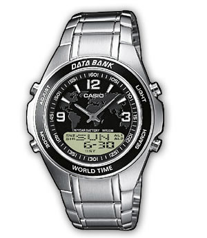 Casio Mens World Time Telemo 30 Watch DBW 30D