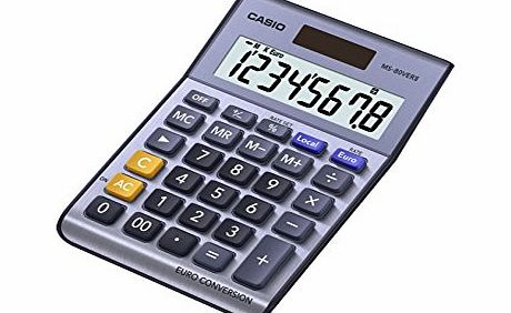 Casio MS-80VERII 8 Digit Currency Desk Calculator