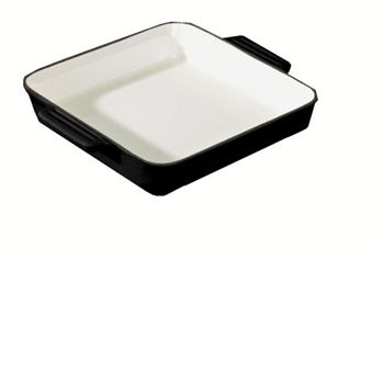 Cast Iron Roasting Dish in Black