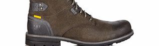 Mens Newcastle dark grey suede boots