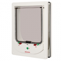 Pet Mate Large Electromagnetic Cat Flap White 259W