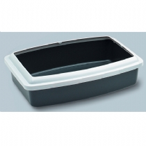 Savic Cat Litter Tray With Rim Oval Medium Single