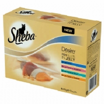 Sheba Pouch Desire 85G X 32Pk Selection Of