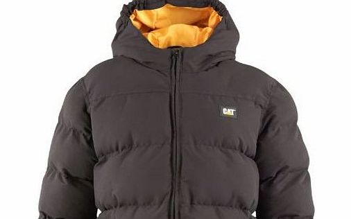 Caterpillar Boys Caterpillar Junior Boys Puffy Jacket in Black - 10-12