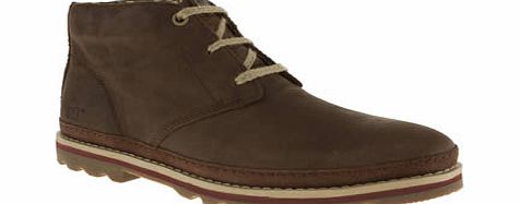 Caterpillar Dark Brown Cormac Mid Boots