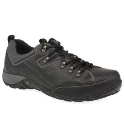 Caterpillar Male Dane Leather Upper in Black, Tan