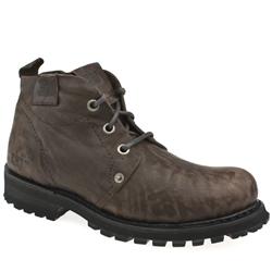 Male Erpillar Logic Leather Upper Casual in Dark Brown