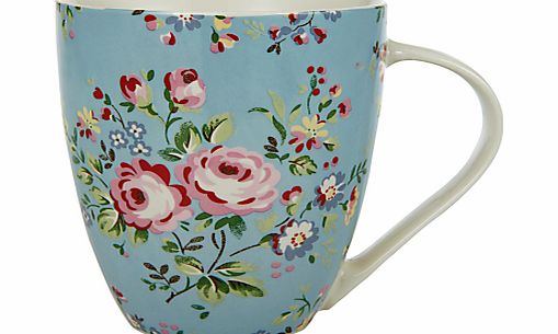 Cath Kidston Crush Mug, Chelsea Rose, Blue