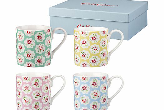 Cath Kidston Provence Rose Mugs, Set of 4