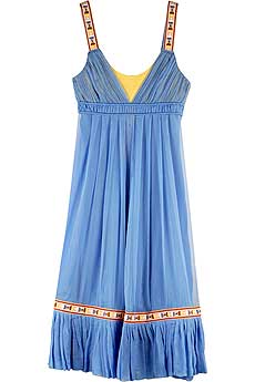 Catherine Malandrino Woven Trim Dress