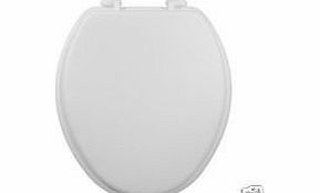 Cavalier Thermoplastic White Toilet Seat