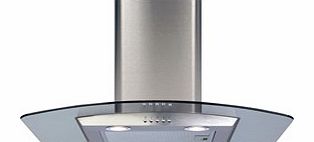 ECP72SS Curved Glass 70cm Chimney Hood -