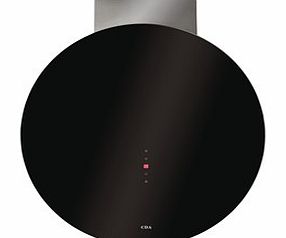 CDA EVQ7BL Level 3 Circular 70cm Chimney Hood -