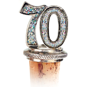 70th Bottle Stopper