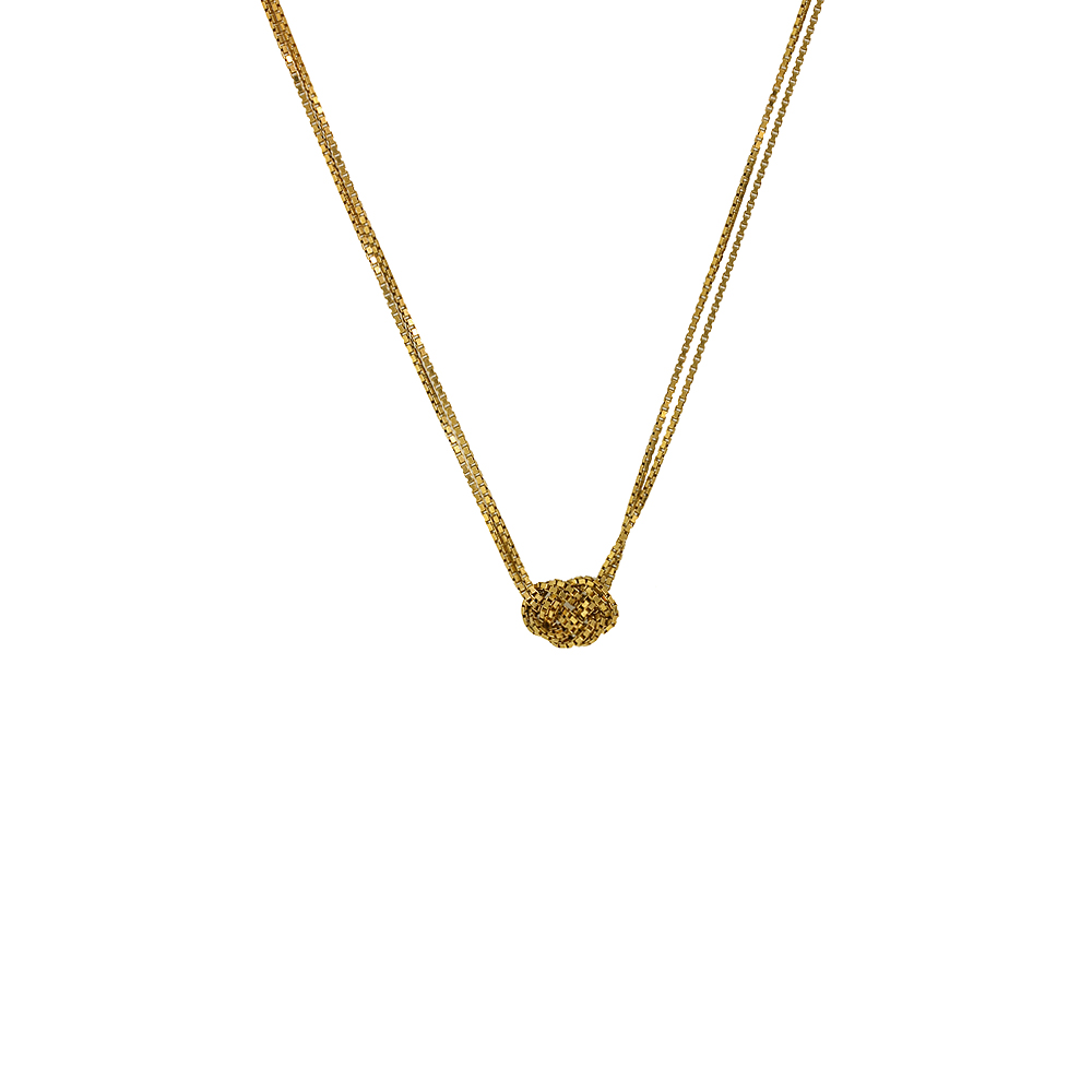 Knot Necklace - Gold