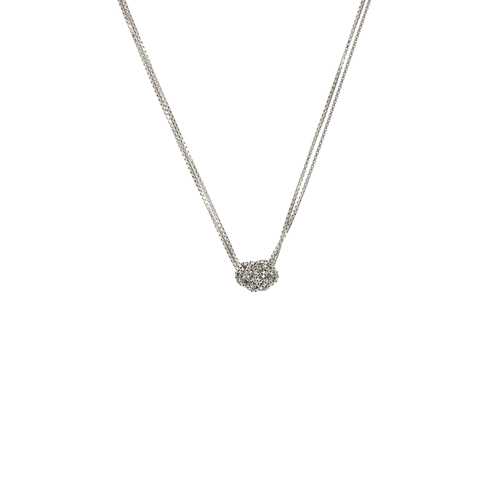 Knot Necklace - Silver