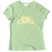 Womens Ribbon T-Shirt - Green.