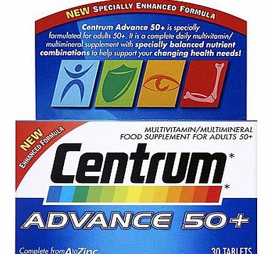 Centrum Advance 50  - 30 tablets 10124471