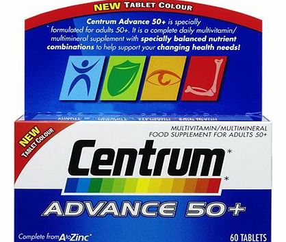 Centrum Advance 50  - 60 Tablets 10000766