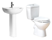 Milan 4 Piece 550mm 1 Taphole Bathroom Suite