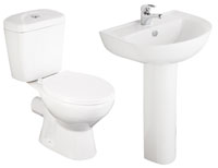 Milan 4 Piece 600mm 1 Taphole Bathroom Suite