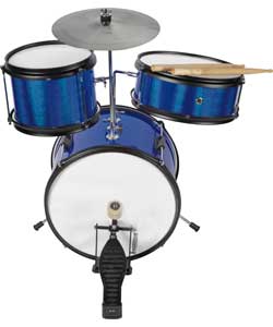 4 Piece Metal Drum Set