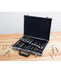 Xtreme 100 Piece Drill Set in Aluminium Case