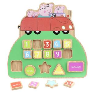 Character Options Knotwud Peppa Pig 1-2-3 Shape Board