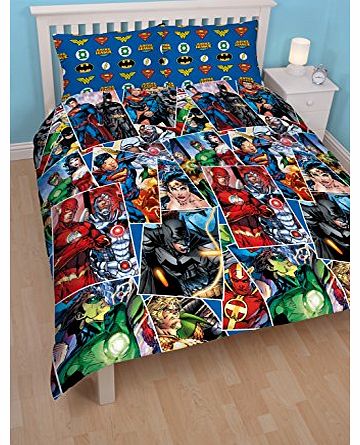  Justice League Invincible Double Rotary Duvet Set