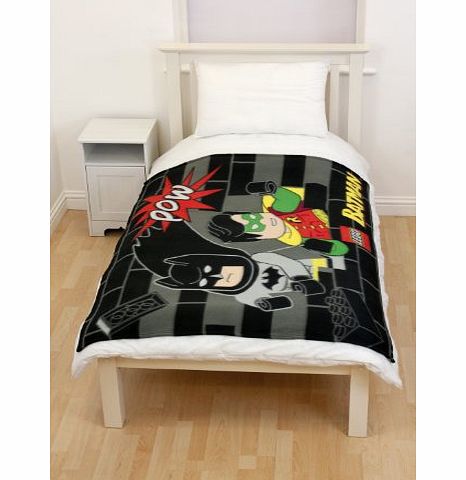 Character World Lego Batman Cards Fleece Blanket